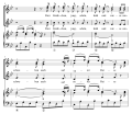 Mozart Flauta mágica Drei Knaebchen (Three Little Boys ), act I, scene 9 Romanesca stepwise2anotado.png