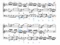 Bach J S trio sonata BWV 1079 II, C. 21 fonte romanesca anotado.png